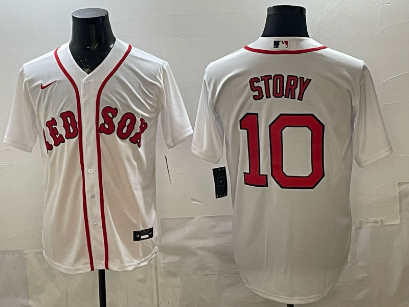 Men Boston Red Sox #10 Story white 2026 Nike MLB Jerseys 20260016